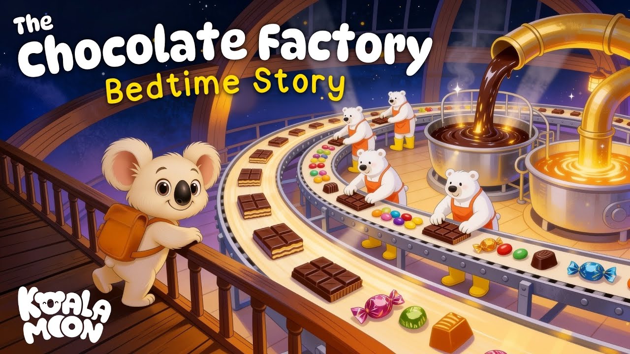 The Chocolate Factory 🍫 🤤 Cozy Bedtime Story for Kids 💤