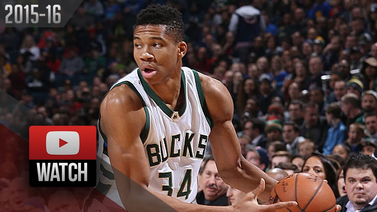 Giannis Antetokounmpo Triple-Double Highlights vs Warriors (2015.12.12) - 11 Pts, 12 Reb, 10 Ast
