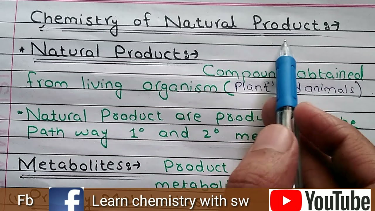 Chemistry of Natural products||Lecture-01//Introductory level!