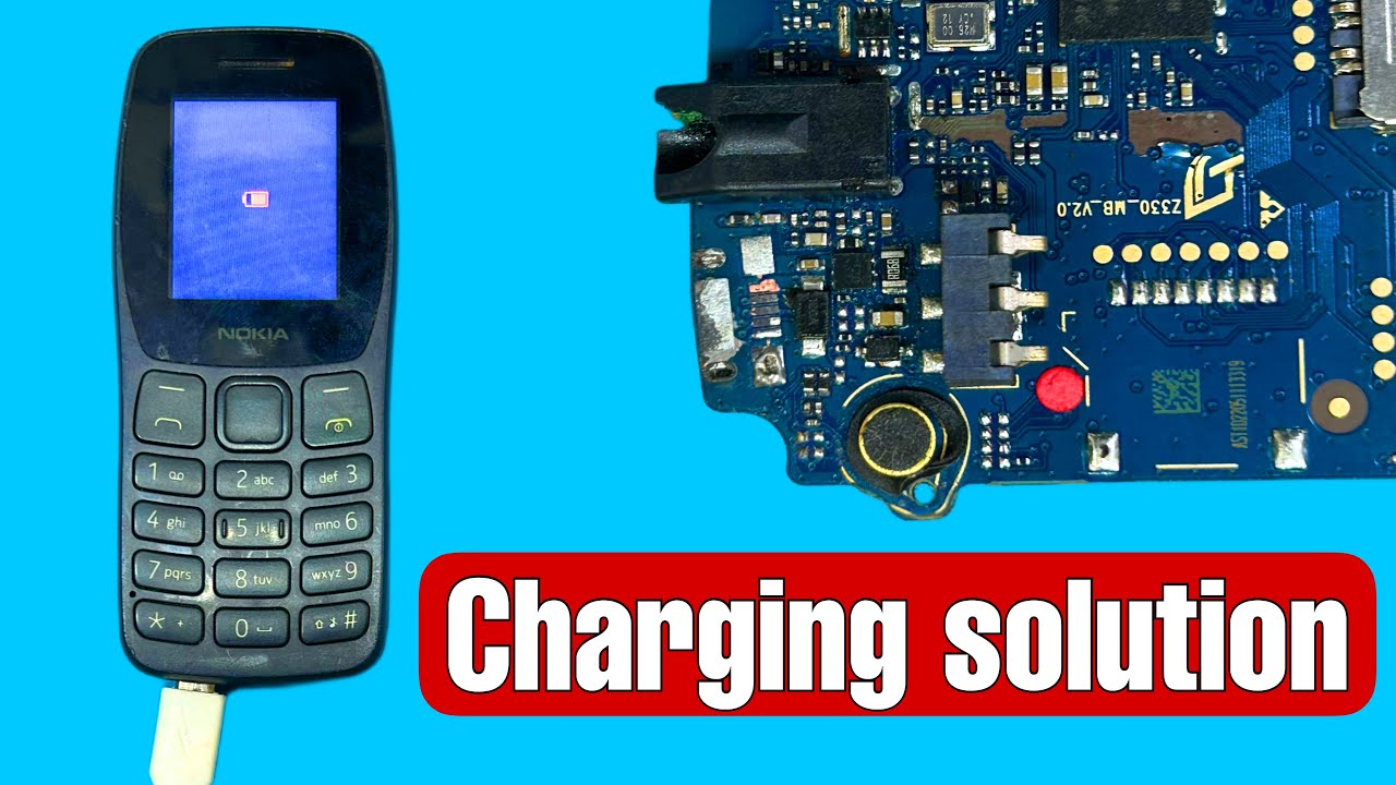 Nokia ta 1416 charging port change / jumper solution / Nokia 105 charging problem