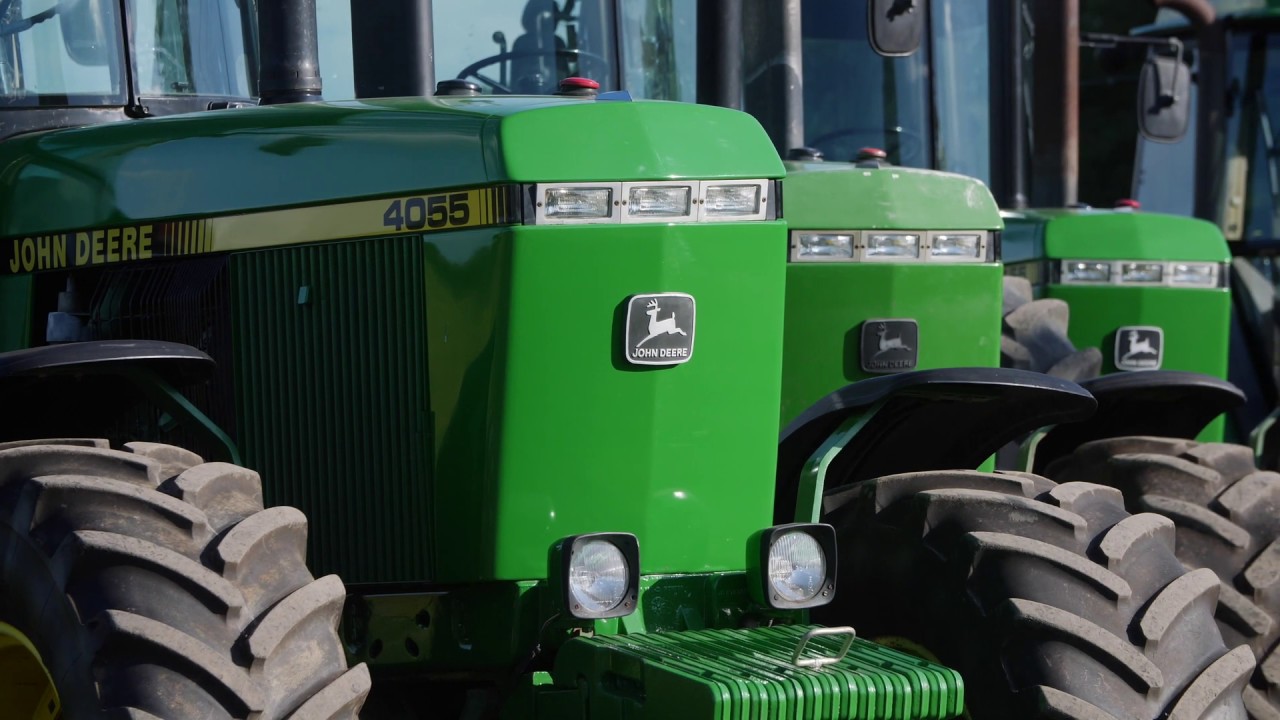 John Deere 55 series travel to Corbridge Steam Rally