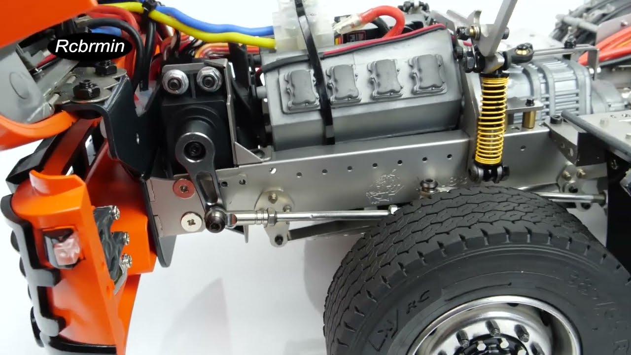 8×8 8×4 Front Axle Steering Linkage For 1/14 Scale Trucks
