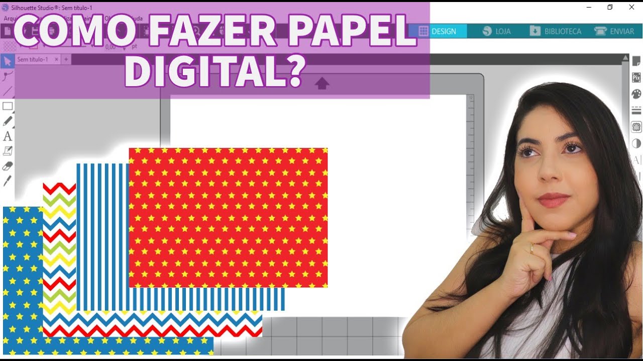 COMO FAZER PAPEL DIGITAL NO STUDIO