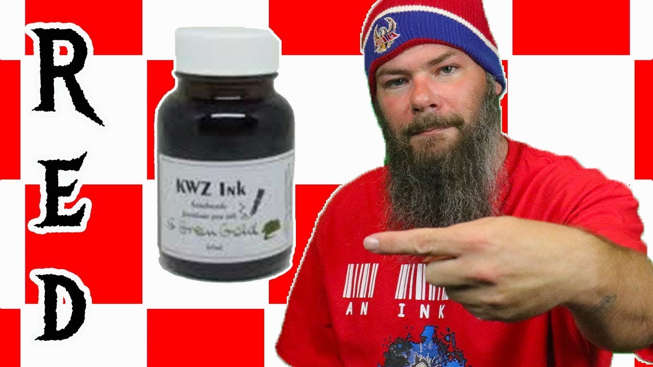 KWZ  Iron Gall  Red 3 Fountain Pen Ink #fountainpenink #fountainpens