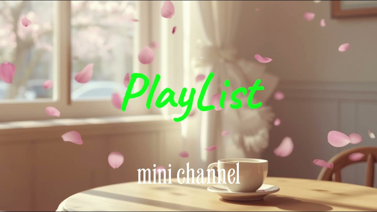 집중·독서·공부를 위한 잔잔한 카페 음악 Spring Morning Café ☕🌸 | Cherry Blossom Music for Relaxing & Studying