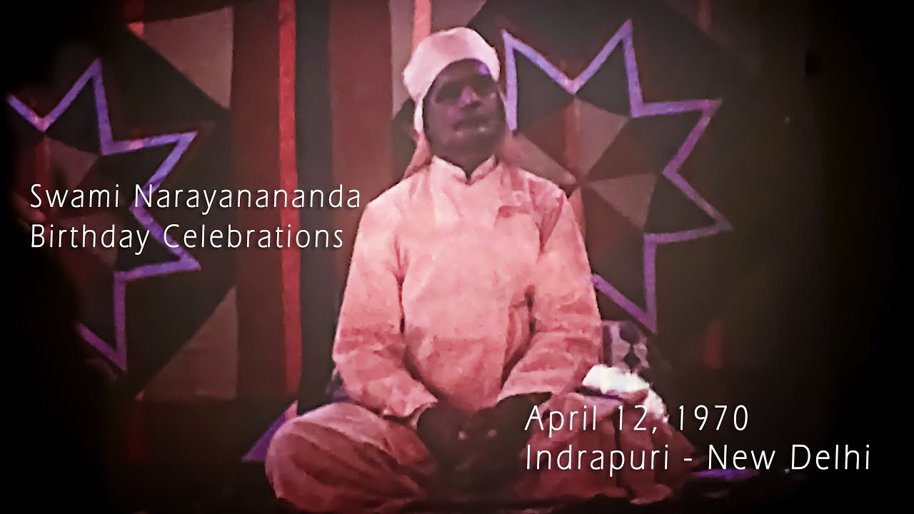 Swami Narayanananda Birthday Celebrations Indrapuri 1970