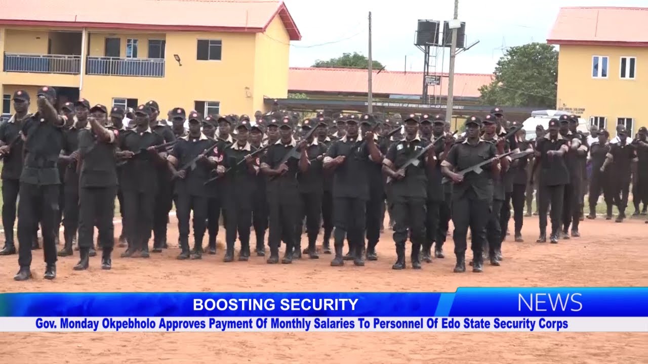 Gov. Monday Okpebholo Approves Payment Of Monthly Salaries To Personnel Of Edo State Security Corps