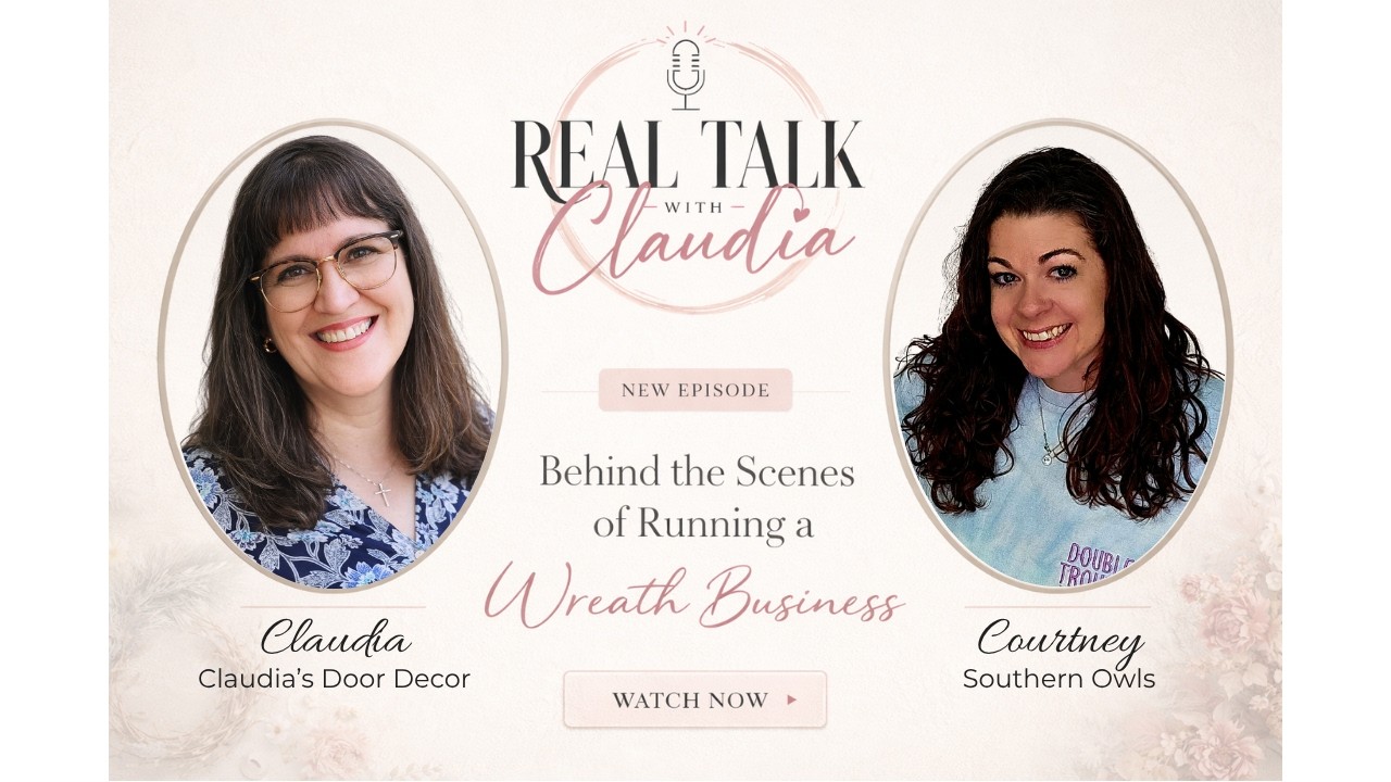 Real Talk: From Side Hustle to Full-Time Wreath Maker | Courtney of Southern Owls