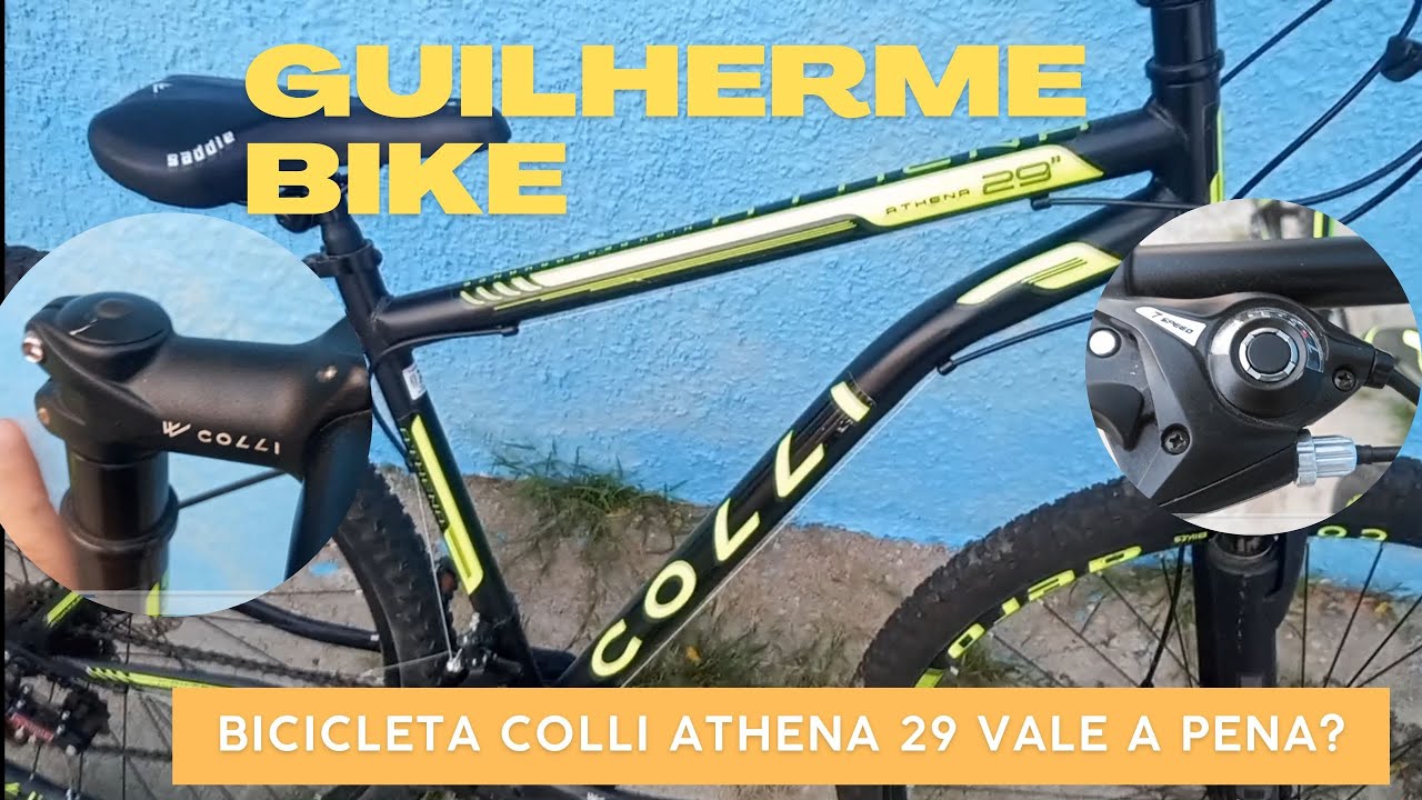 Bicicleta Colli Athena 29 Vale a pena? Bicicleta Aro 29 Colli Bike Athena 21 Marchas e Freio a Disco
