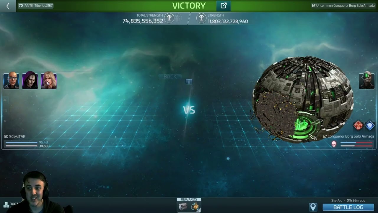 Star Trek Fleet Command -  Can Cloaking help you beat the new Borg Conqueror Solo Armadas?