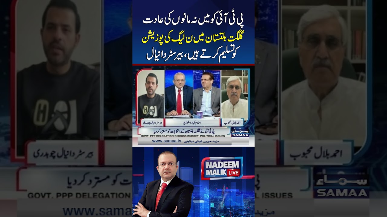 We Accept PML-N&rsquo;s GB Position, PTI Rejects Results: Barrister Daniyal