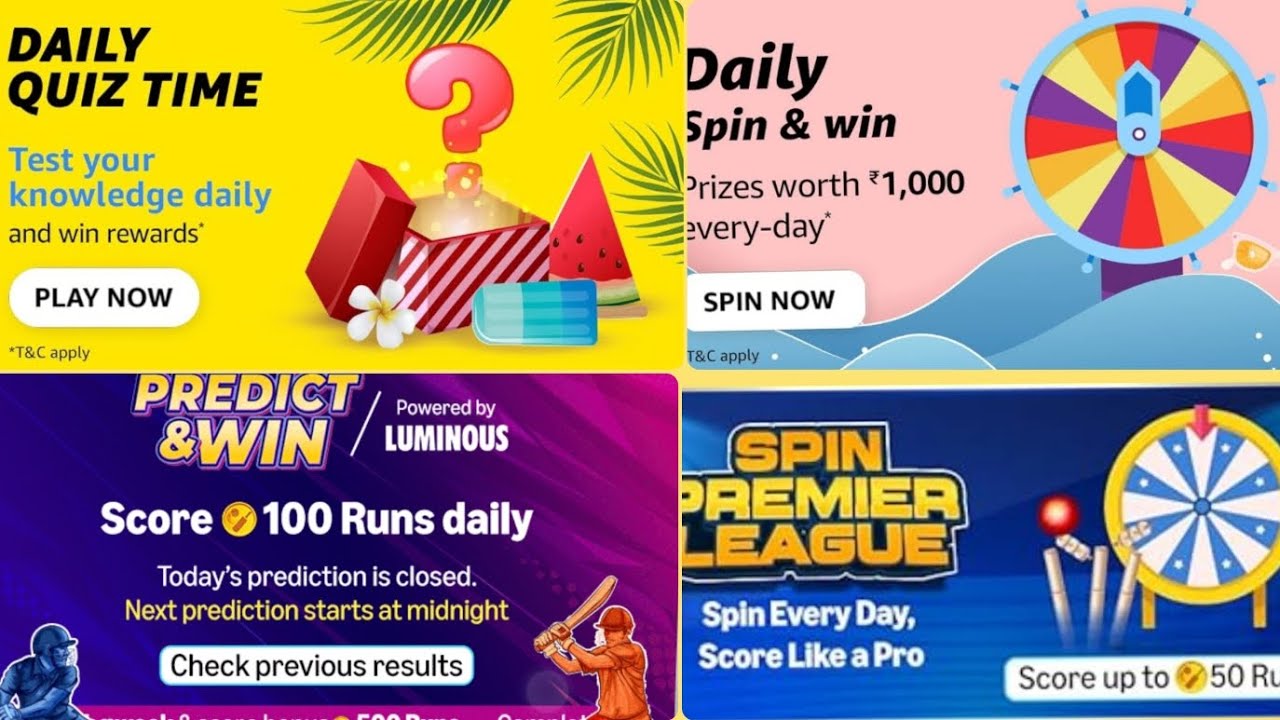 Amazon Predict & Win Quiz Answer Today I Amazon Daily  Runs Quiz Answer Today I 28 April 2025