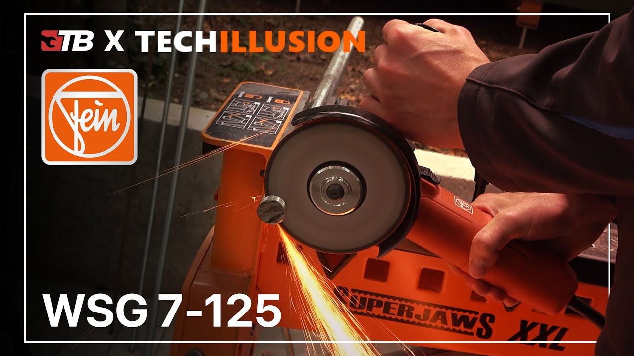 🤔 Kann FEIN auch SCHLEIFEN? NETZ WINKELSCHLEIFER WSG 7-125 im HÄRTETEST INFOS ft. TECHILLUSION (2/4)
