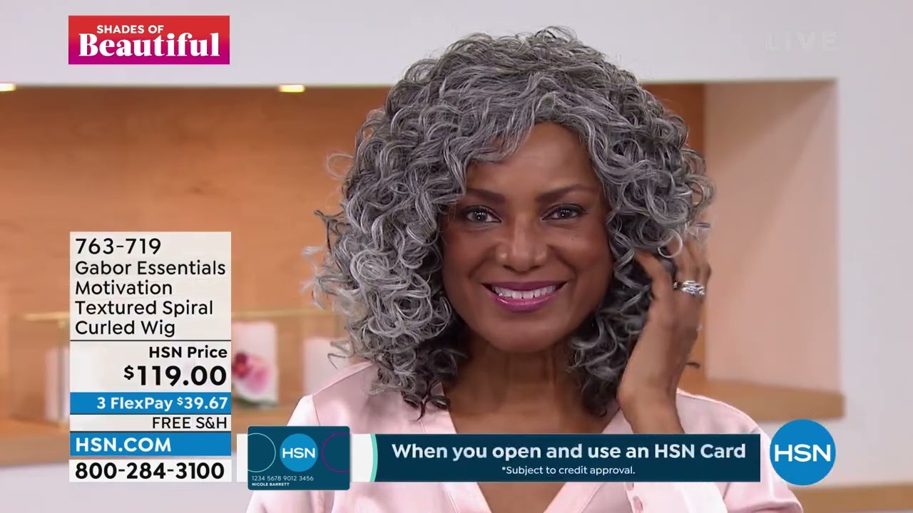 Gabor Essentials Motivation Textured Spiral Curled Wig