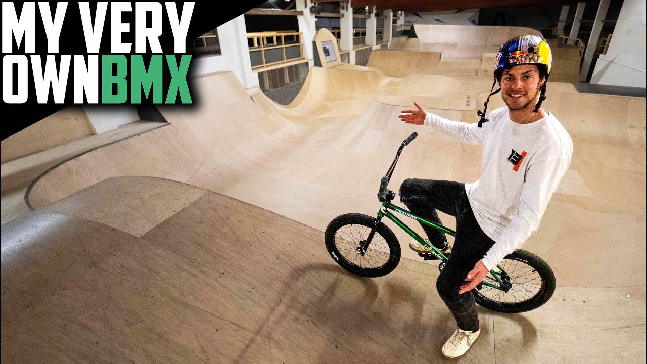 TRYING TO RIDE MY NEW BMX BUILD!!
