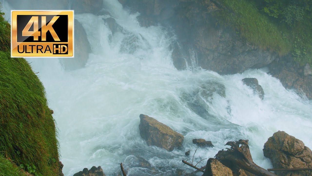 10 Hours of Soothing Relaxing Waterfall Sounds for Deep Sleep | No Ads