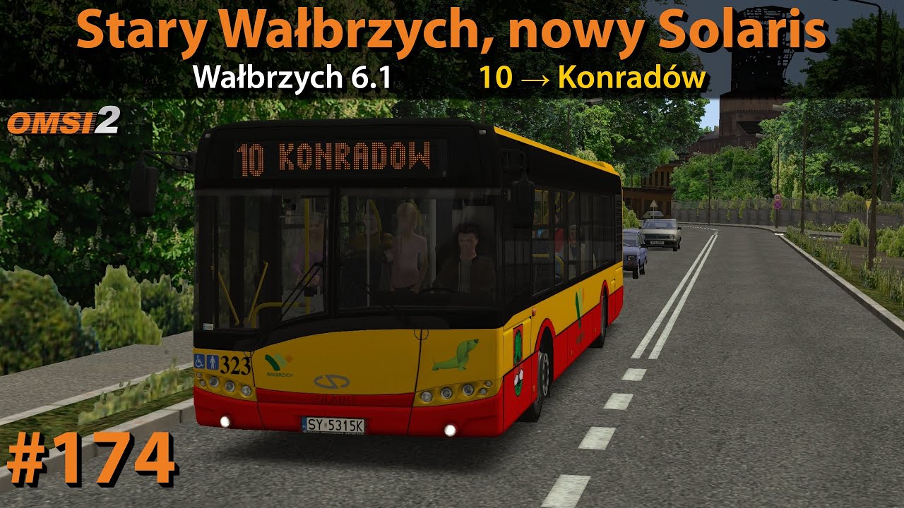 OMSI 2 #174: Stary Wałbrzych, nowy Solaris | Wałbrzych 6.1 - 🚍10 | Solaris Urbino 12 III