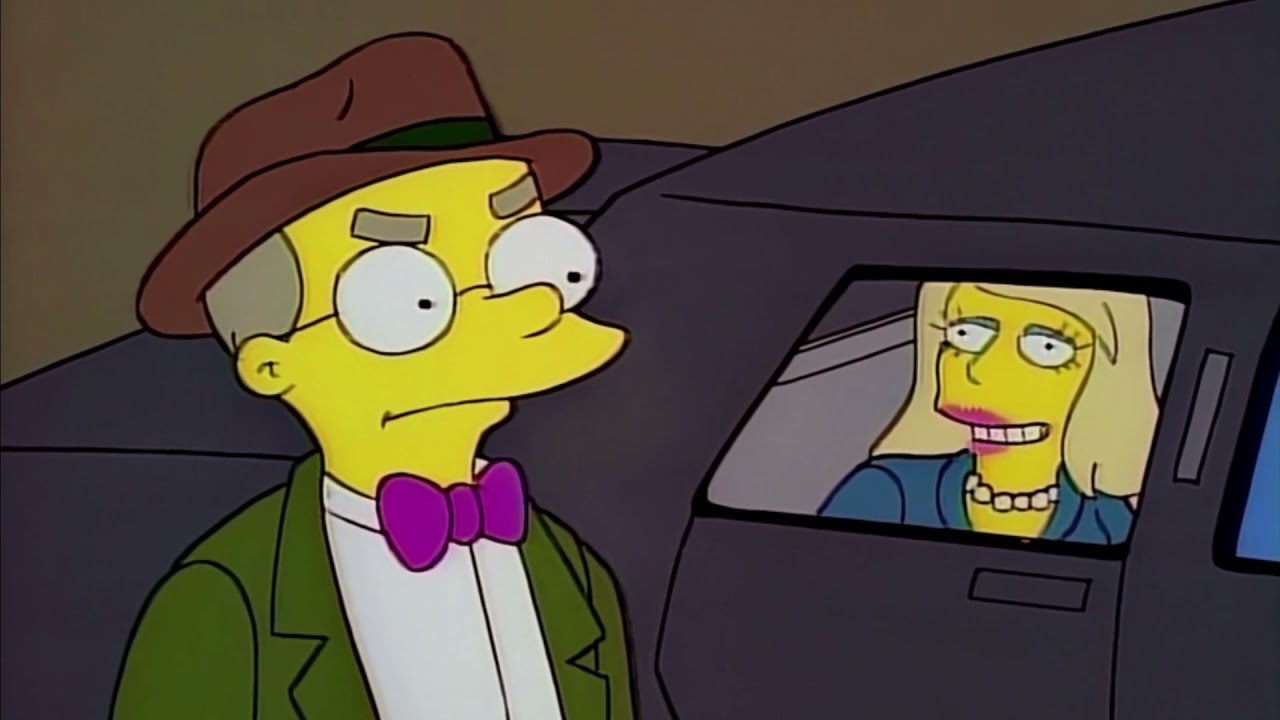 Smithers gets a job offer (The Simpsons, S08E02)
