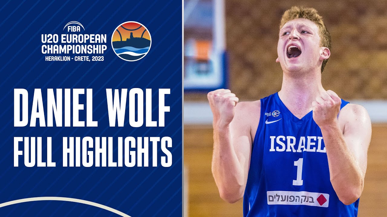 Daniel Wolf | Israel 🇮🇱 | Full Highlights from #FIBAU20Europe