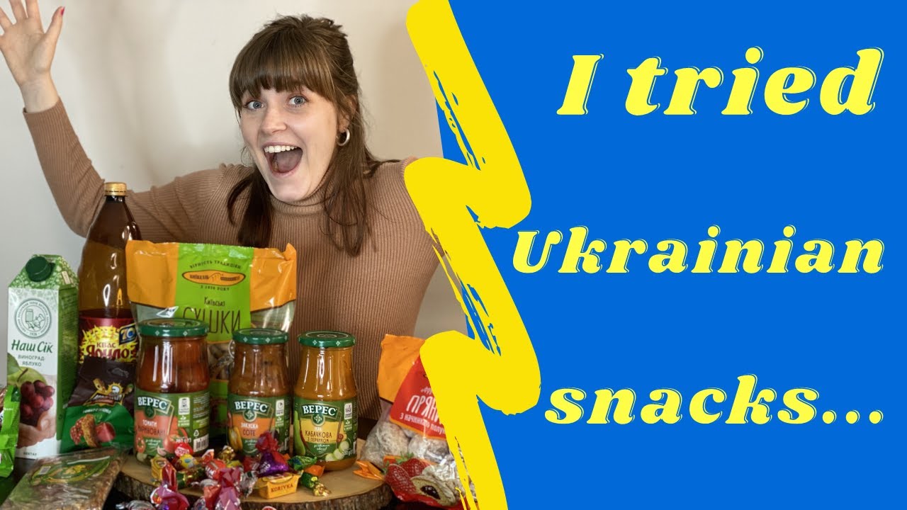 I tried Ukrainian snacks!!!
