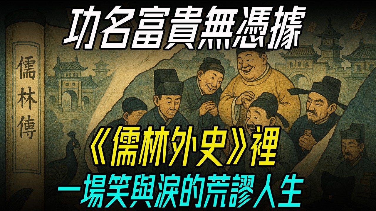 他中舉當場瘋了！《儒林外史》最殘酷的一幕，道盡功名的荒謬！儒林外史 #吴敬梓 #讽刺小说 #古典文学 #中国文学 #科举 #范进中举 #严监生 #杜少卿 #王冕 #沈琼枝 #读书人 #官场现形记