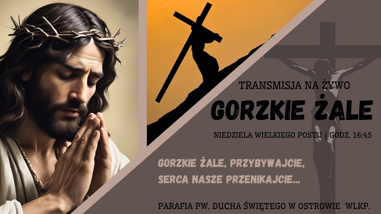 Nabożeństwo Gorzkich Żali i Msza Święta - transmisja na żywo | 22.02.2026