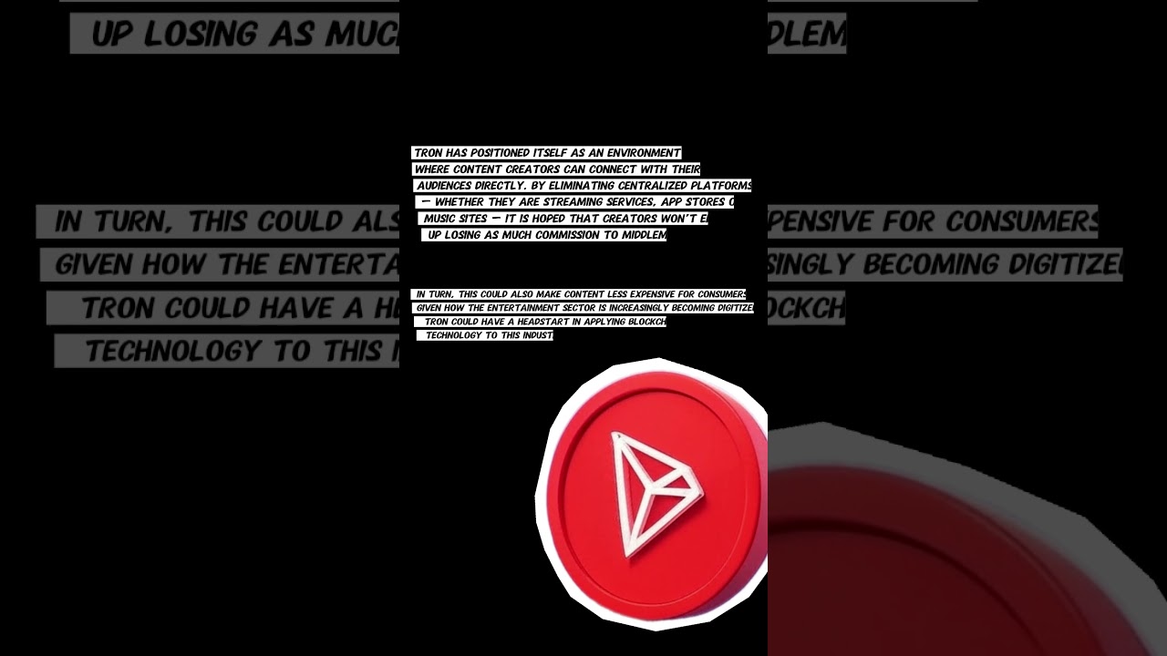 TRON  TRX  EXPLAINED.   #troncrypto  #crypto