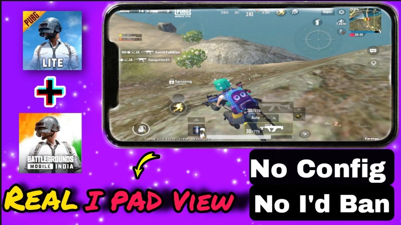How To Get Real Ipad View Pubg Mobile Lite😲 Pubg Lite Me Real Ipad View Kese Kare🔥