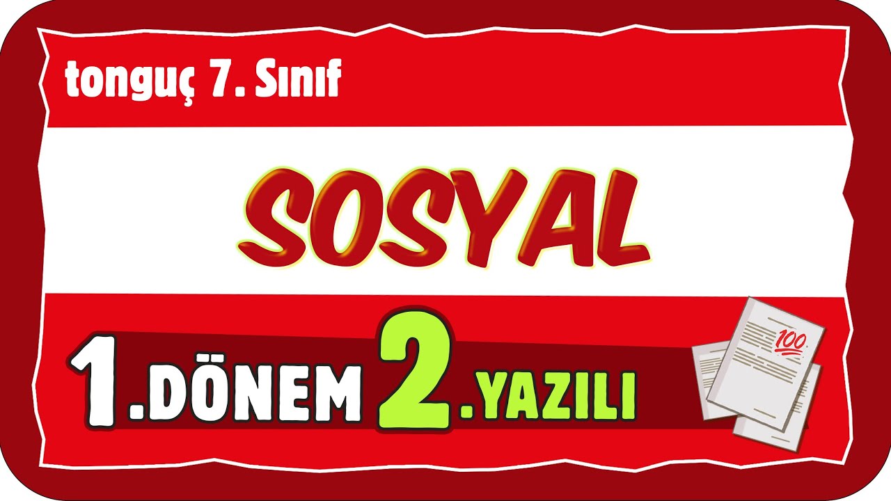7.Sınıf Sosyal 1.Dönem 2.Yazılıya Hazırlık 📑 #7SOS1D2Y  #2026