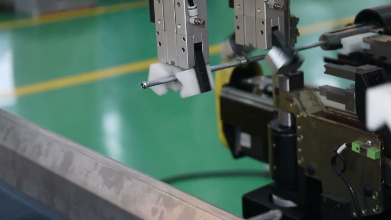 Pipe Cutting Bending Forming Nut Inserting Machine / Boru Kesme Bükme Havşa Açma Pul Takma Makinası