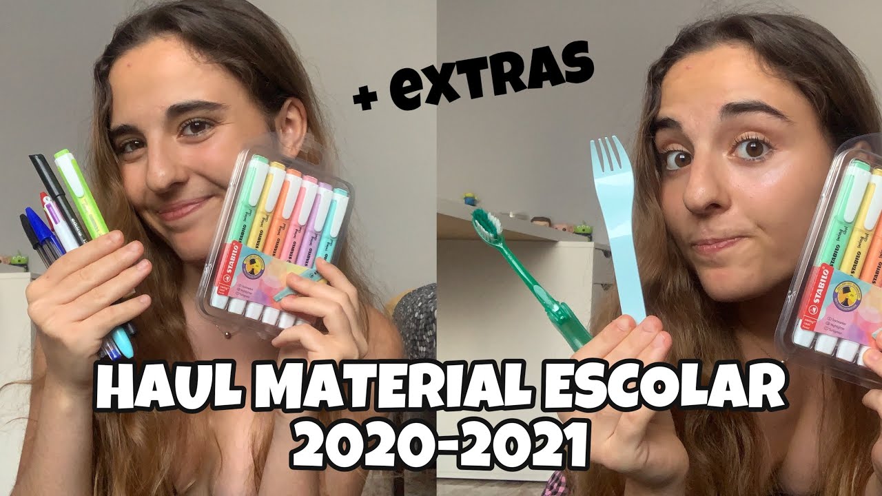 HAUL MATERIAL ESCOLAR 2020-2021 (+ extras) | Emmio