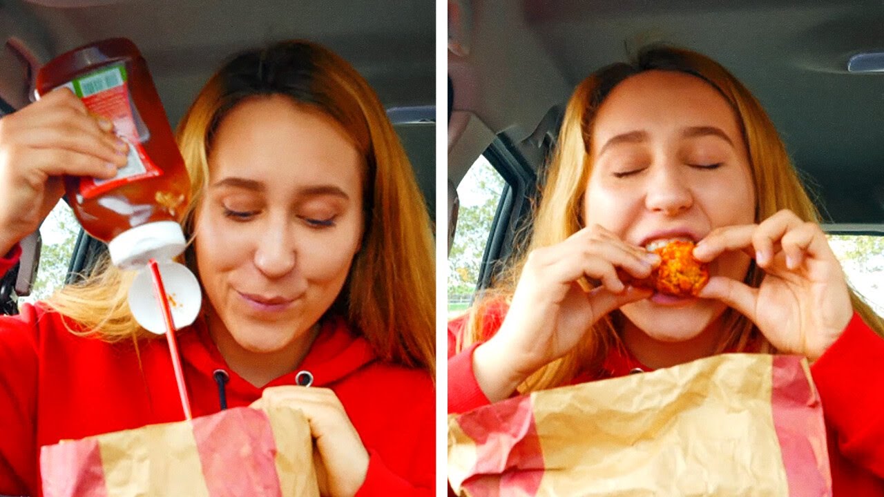 Лайфхаки для любителей фастфуда. Наслаждайтесь едой где угодно!