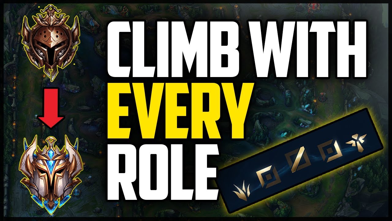 How to *ACTUALLY* CLIMB with EVERY ROLE in Season 10!!