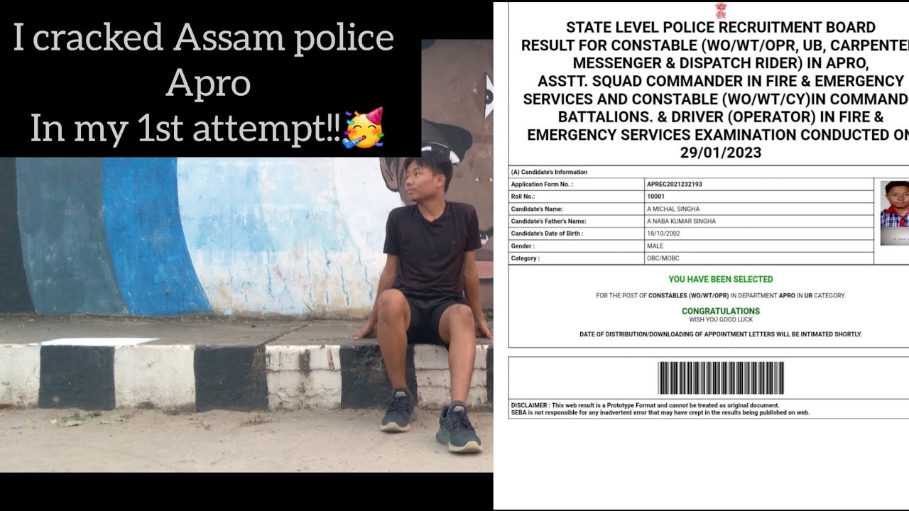 How i cracked ASSAM POLICE APRO 2022- 23  Exam in my 1st attempt ( whole journey in one video )!!