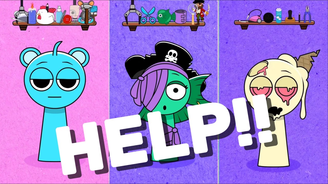 INCREDIBLE SPRUNKI HELP! | Tiles Hop EDM Rush