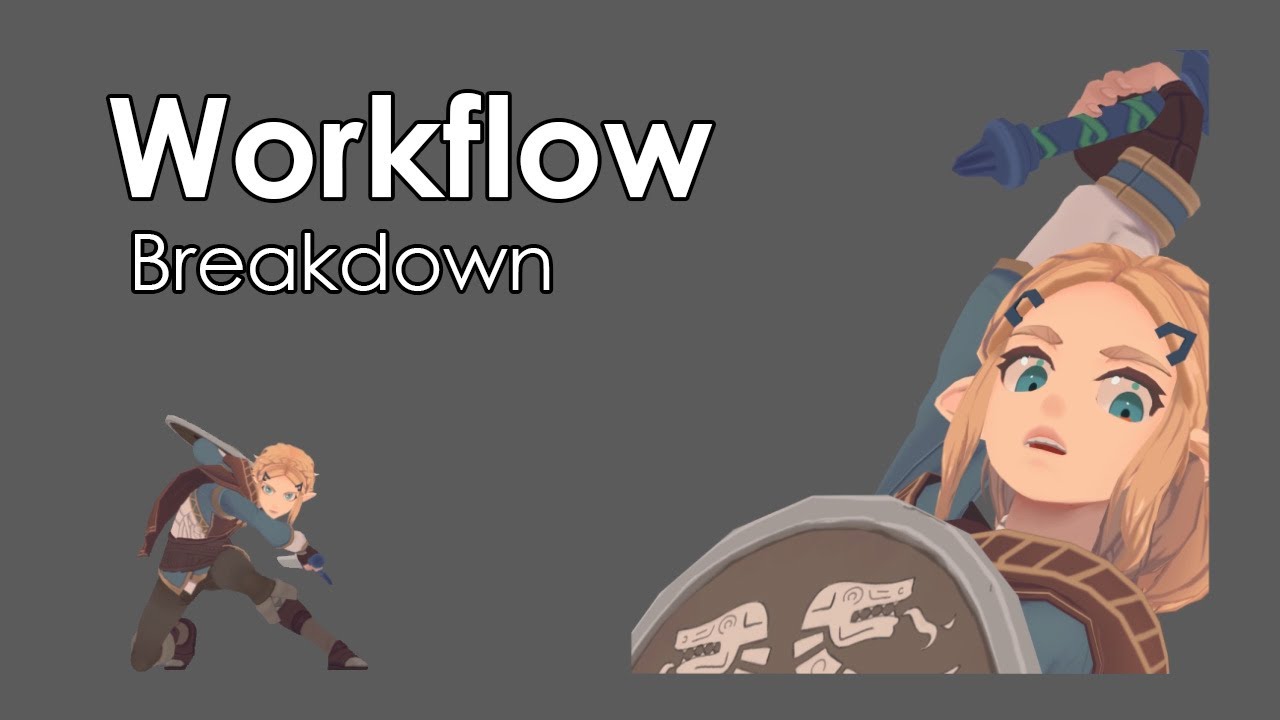 Workflow Breakdown - Attack Animation (Zelda)