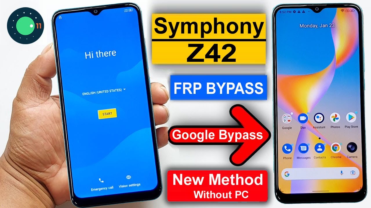 Symphony Z42 Frp | Symphony Z42 Google Lock Bypass | Symphony Z42 Frp Unlock | Without Pc | 2023 |