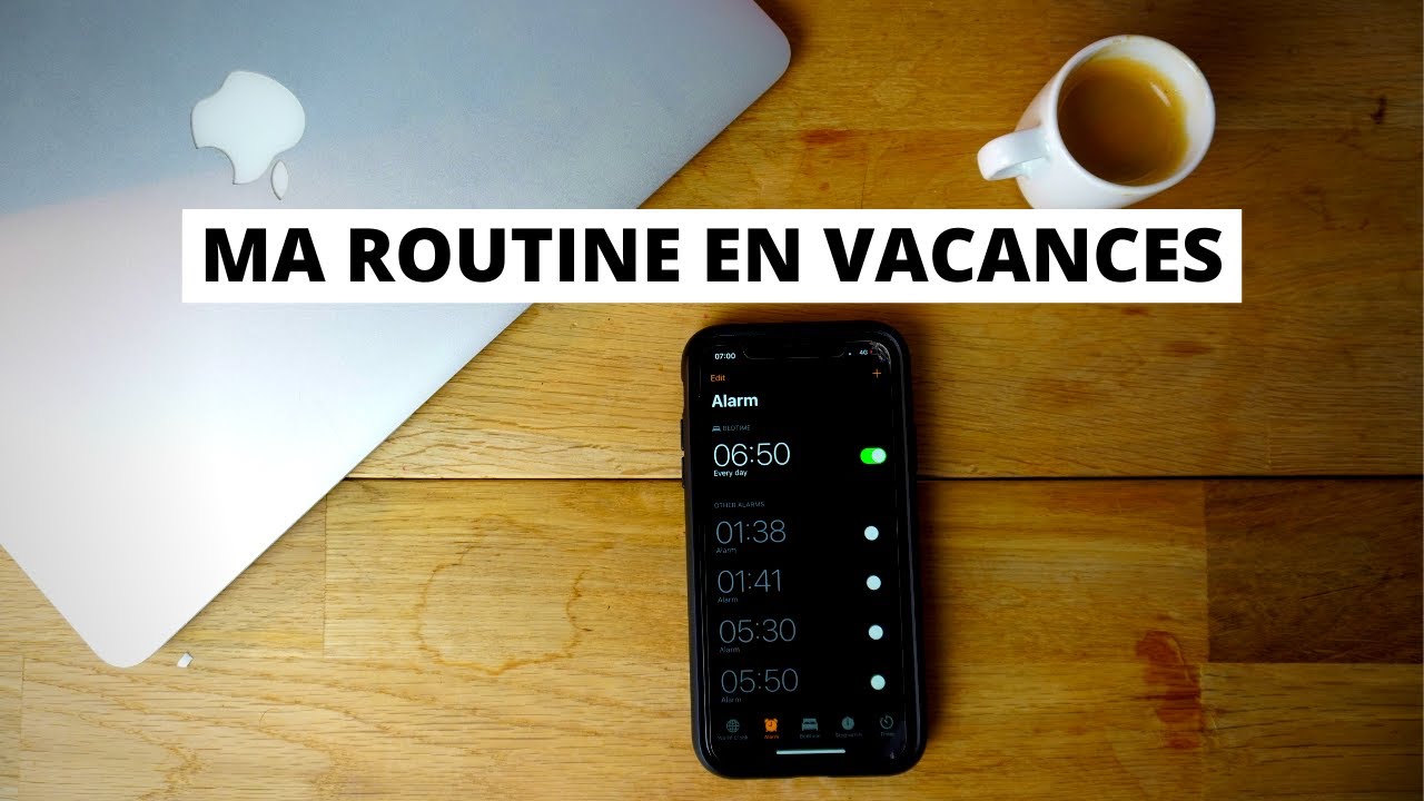 Ma nouvelle MORNING ROUTINE (spéciale étudiants en vacances) 🏖️