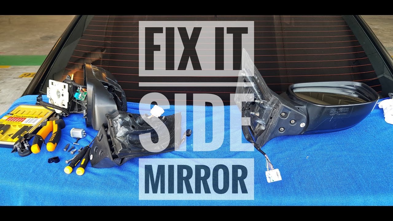 Side Mirror problem? Fix IT! Honda City GM2 Side Mirror Repairing a Busted Motor