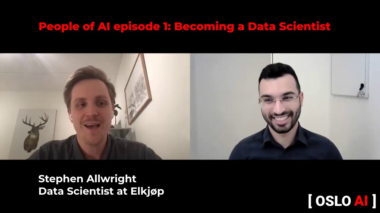 People of AI Episode 1: How to become a data scientist