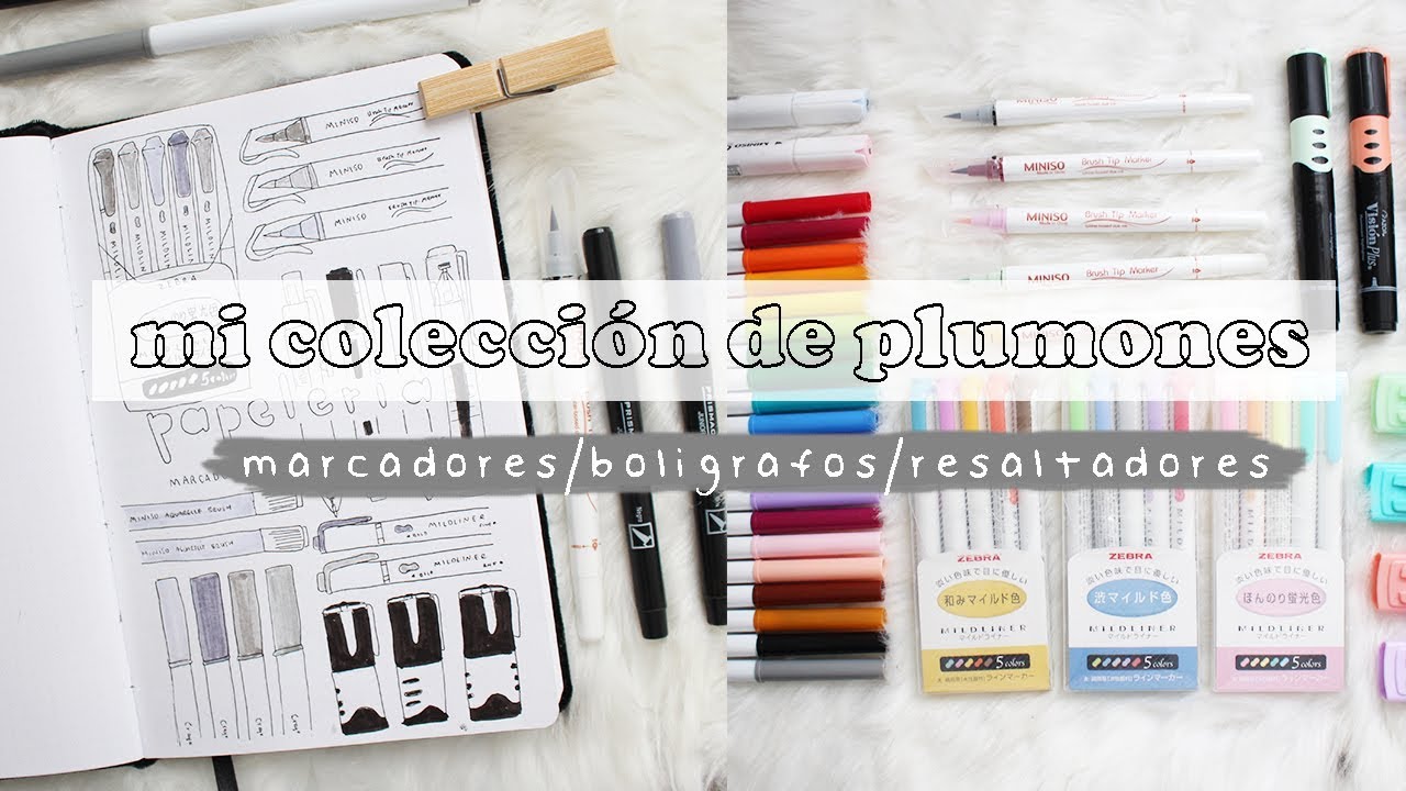 MI COLECCIÓN DE PLUMONES // marcadores, boligrafos, resaltadores, etc | sofiapricot