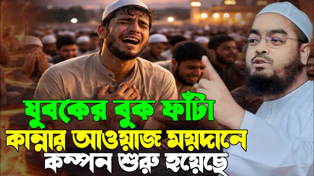যুবকের কান্নার ওয়াজ। এখন কি গুনাহ ছাড়বা না। মাওলানা হাফিজুর রহমান সিদ্দিকী 