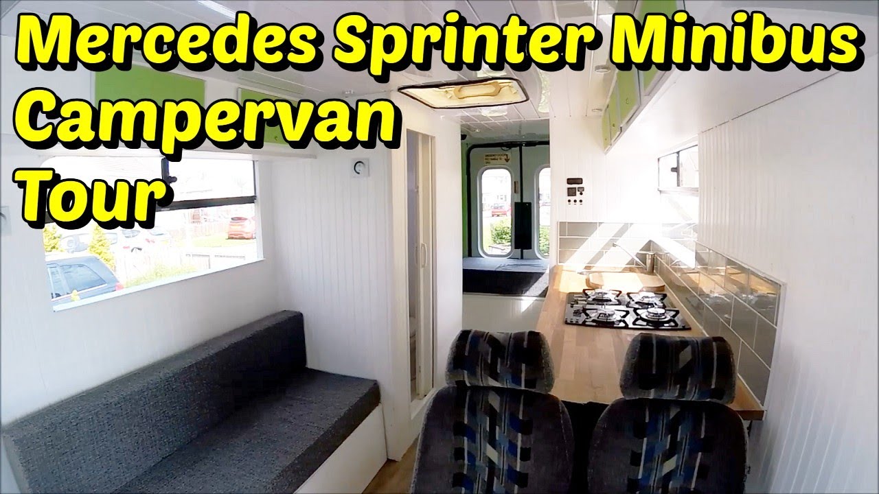 Completed Mercedes Sprinter Minibus Campervan Conversion Tour