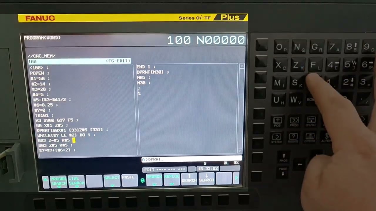 How to Post G-Code in Seconds on a Fanuc CNC | Macro Trick Every Machinist Should Know ⚡👀