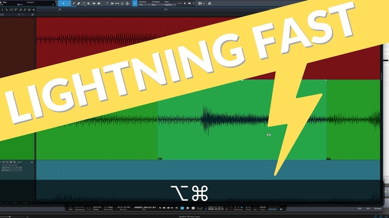 Become Lightning Fast in Studio One