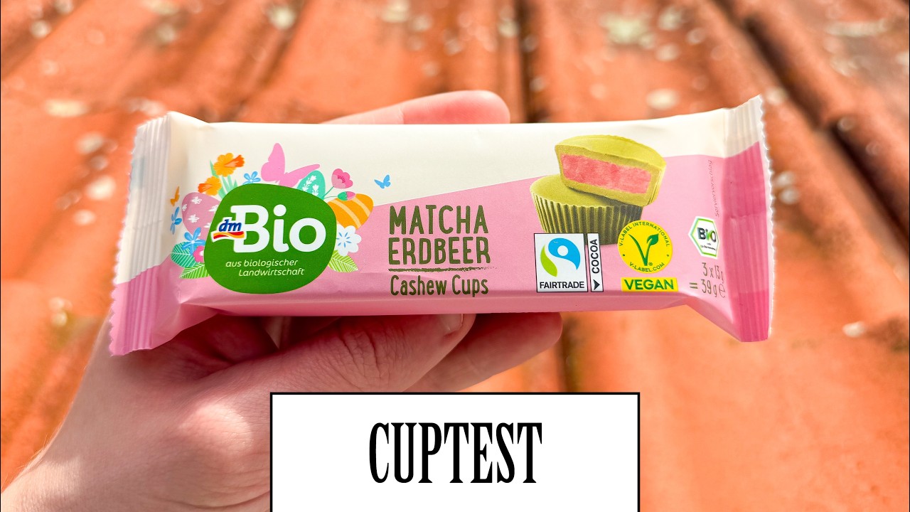 DM Bio - Matcha Erdbeer (Cashew Cups) | CUPTEST