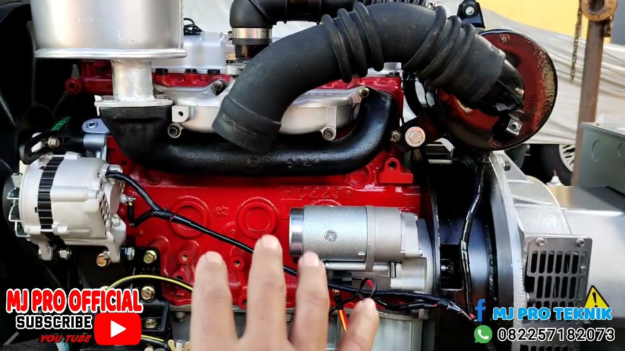 Engine isuzu 2,3 ngeyel pakai 31kva/ genset ngawur tanpo ilmu