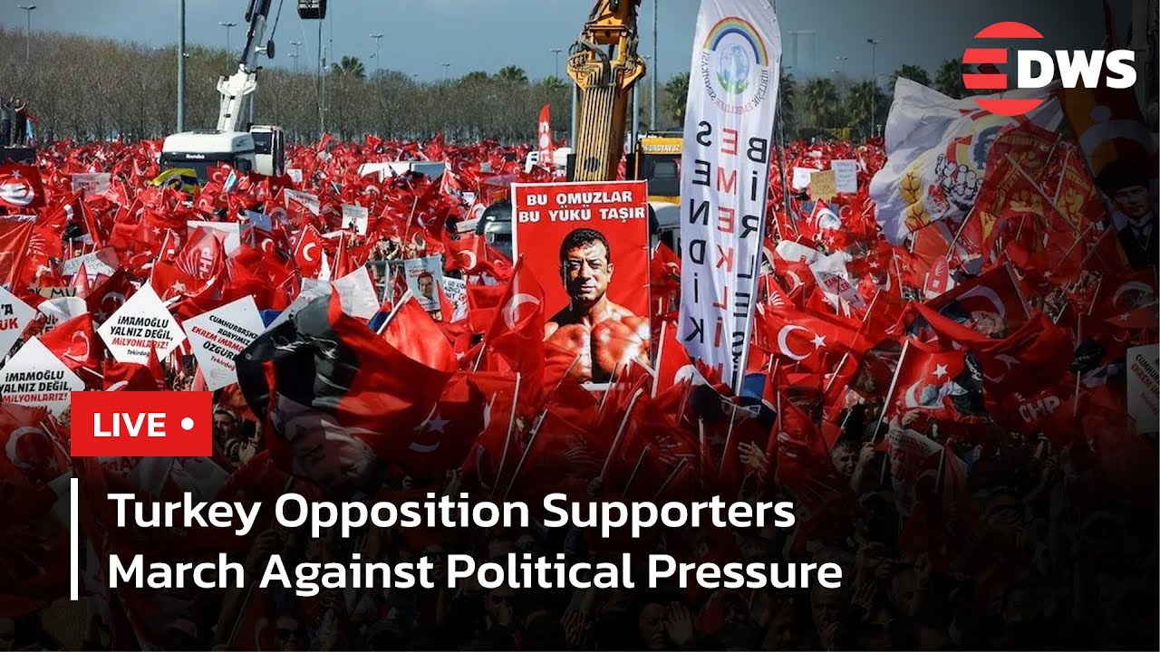 LIVE: Massive Protest in Ankara Over Opposition Crackdown | AC1N