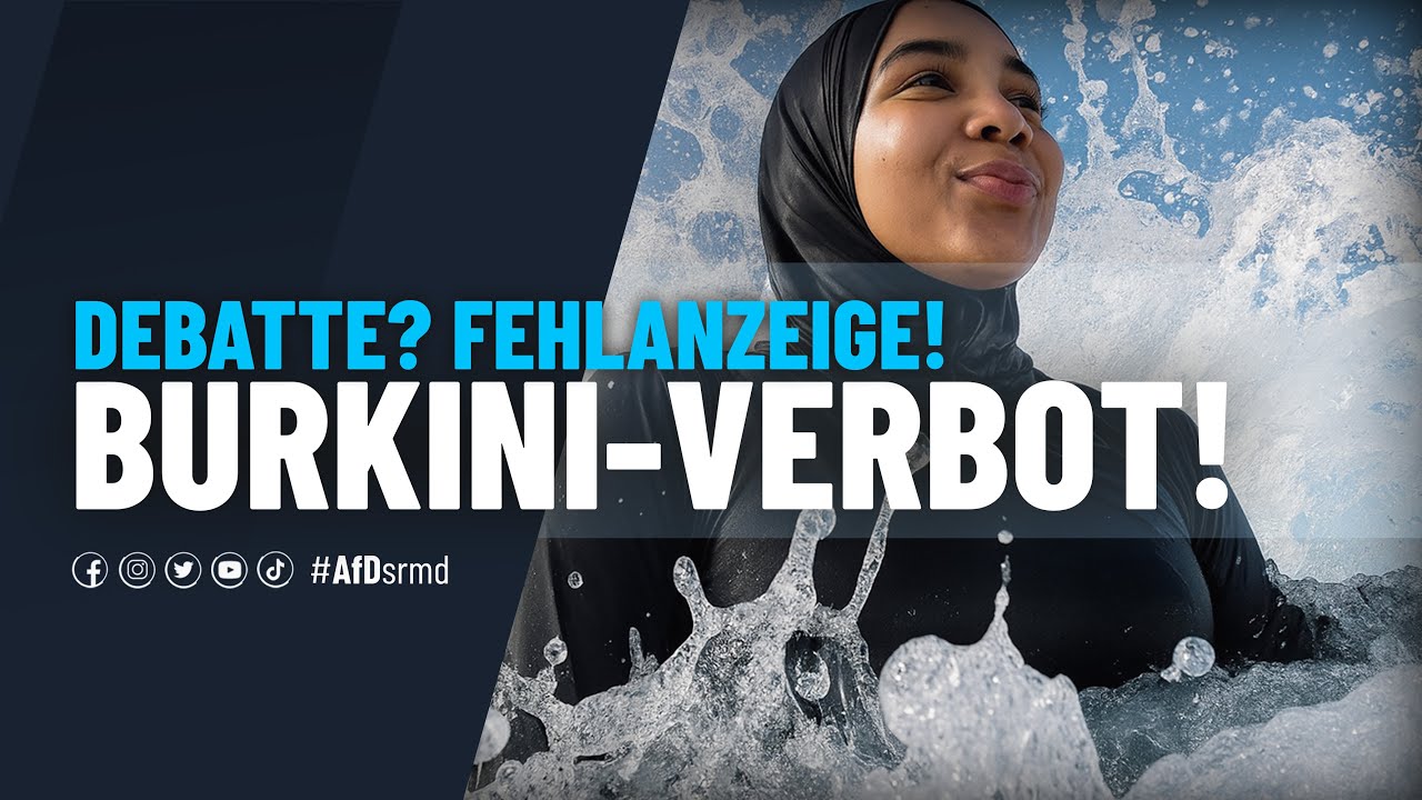 Debatte? Fehlanzeige! 🤐 Burkini-Verbot! 🧕❌