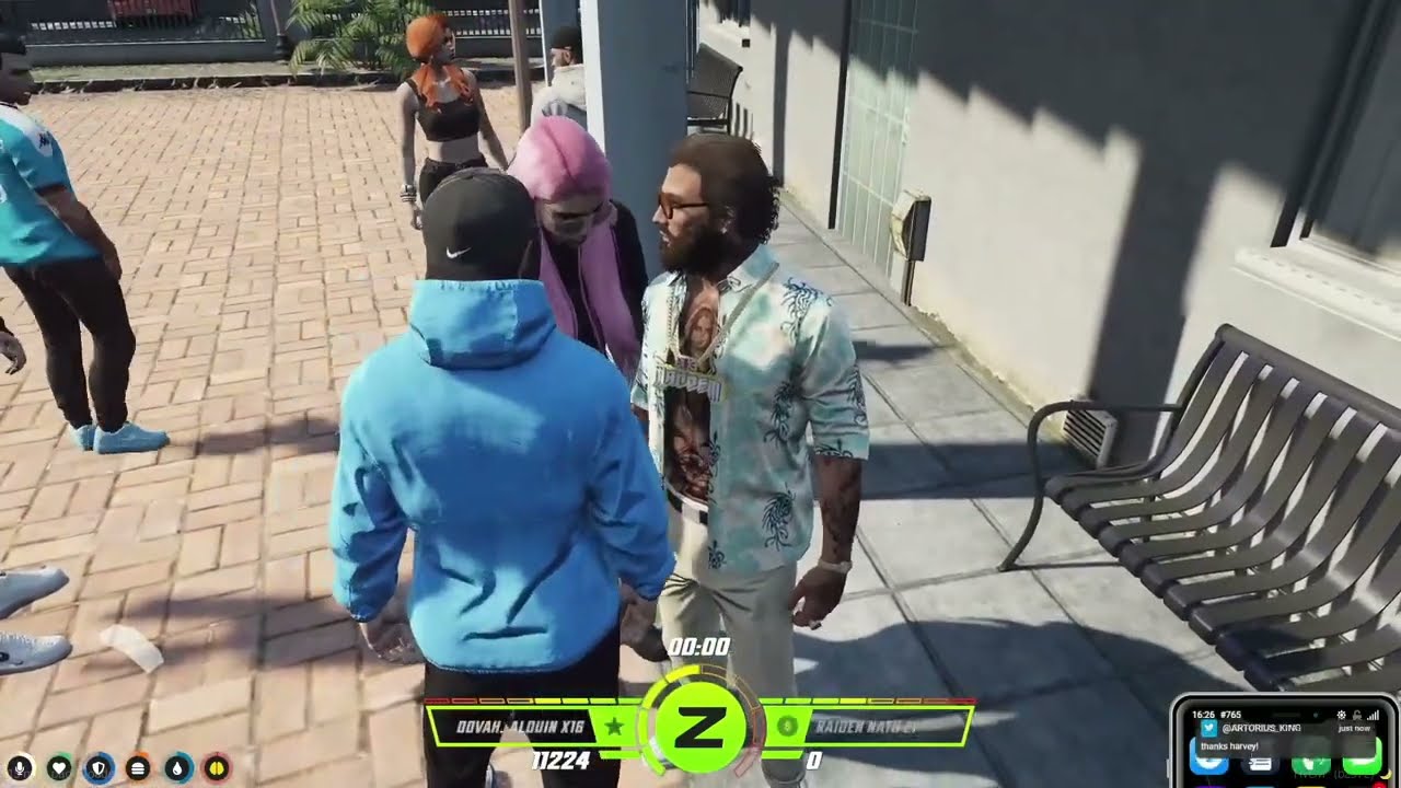 Sparky Kane Being Funny Asf At The Mandem Block With Tommy T & Lana Valentine | GTA RP NoPixel 3.0